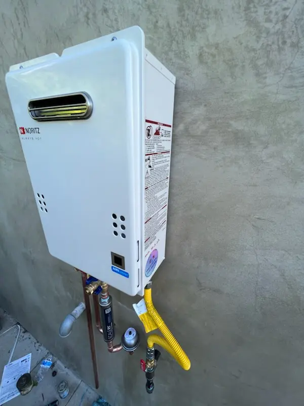Tankless water heater installation for Mendakota Estates homes